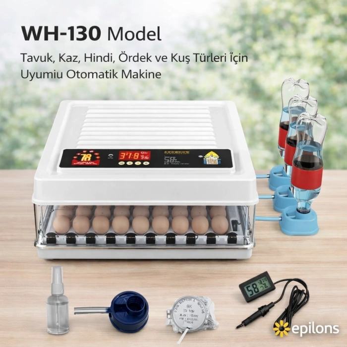 130 YUMURTA KAPASİTELİ KULUÇKA MAKİNESİ 